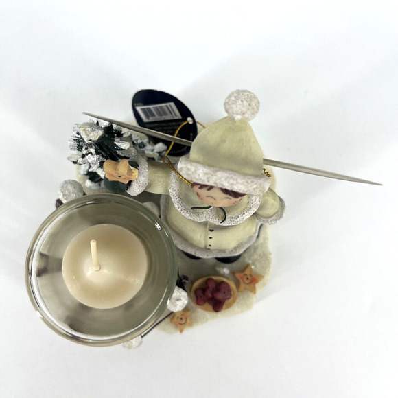 CRAZY MOUNTAIN Angel Fairy Candle Holder Tree Star Hearts Wings Adorable - Picture 2 of 12